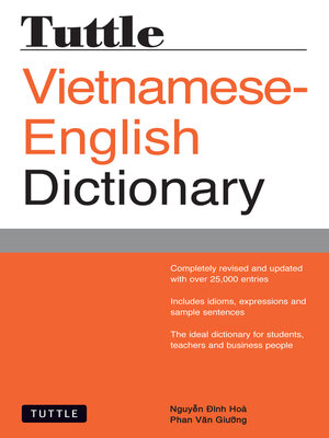 cover image of Tuttle Vietnamese-English Dictionary